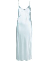 JOSEPH - Clea V-neck Silk Satin Slip Dress - Lyst