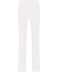 Damen Bekleidung Hosen und Chinos Skinny Hosen Gloria Coelho Synthetik Leggings mit hohem Bund in Weiß 