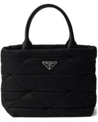 Prada - Small Re-Nylon Padded Tote Bag - Lyst