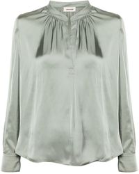 Zadig & Voltaire - Tink Satin-Bluse - Lyst