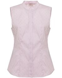 Emme - Striped Crystal-Embellished Shirt - Lyst