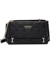 Guess - Zarela Logo-Debossed Cross Body Bag - Lyst