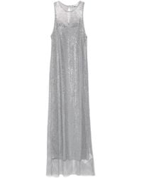 Marella - Metallic Maxi Dress - Lyst