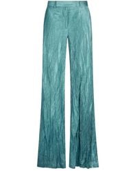 Roberto Cavalli - Crease-Effect Trousers - Lyst