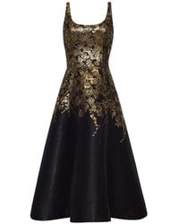 Adam Lippes - Robe Mi-Longue Veda À Fleurs En Jacquard - Lyst