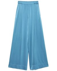 forte_forte - Elasticated-Waistband Palazzo Trousers - Lyst