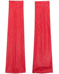 MM6 by Maison Martin Margiela - Grained-texture Arm Warmers - Lyst
