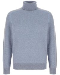 ZEGNA - Ribbed Roll-Neck Sweater - Lyst