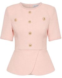 Rebecca Vallance - Elvie Peplum Top - Lyst