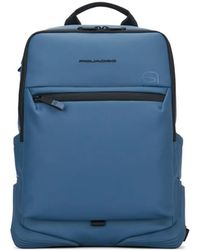 Piquadro - Logo-Detail Backpack - Lyst