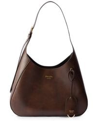 Prada - Mittelgroße Boogie Ledertasche - Lyst