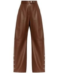 Sportmax - High-Waist Trousers - Lyst