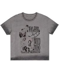 Bravest Studios - Distressed Graphic-Print T-Shirt - Lyst