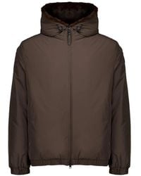 Moncler - Doudoune Zambood À Capuche Et Coupe Raccourcie - Lyst