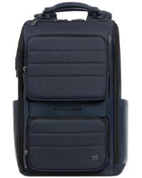 Piquadro - Quilted-Effect Backpack - Lyst
