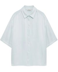 Anine Bing - Camicia Coco A Maniche Corte - Lyst