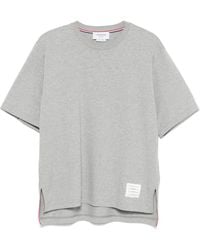 Thom Browne - Heather Oversized Short-Sleeve Jersey Tee - Lyst