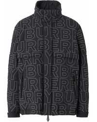 Burberry - Veste à logo brodé - Lyst