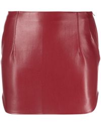 Patrizia Pepe - Essential Faux-leather Mini Skirt - Lyst