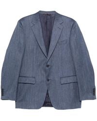 Canali - Patterned Notched Lapel Jacket - Lyst