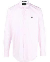 Philipp Plein - Graphic-Print Striped Shirt - Lyst