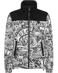 Philipp Plein - Gesteppte Jacke Mit Tattoo-Print - Lyst