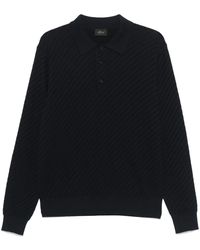 Brioni - Trama Polo Shirt - Lyst