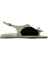 Tory Burch - Patos Asymmetric Slingback Sandals - Lyst