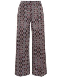 Maliparmi - Chain-Motif Flared Trousers - Lyst