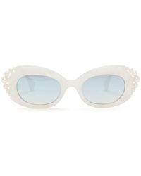 Vivienne Westwood - Vivienne Pearl Oval-frame Sunglasses - Lyst