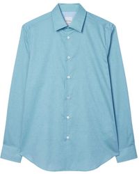 Paul Smith - Regular-Fit Light Mini Check Cotton Shirt - Lyst