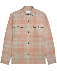 Ami Paris - Maxi Geruit Shirtjack - Lyst