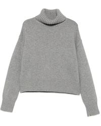 Extreme Cashmere - Crop Xtra Roll-Neck Sweater - Lyst