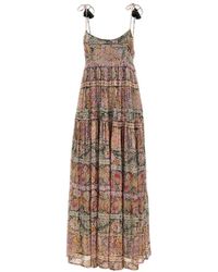 RIXO London - Kamilah Paisley-Print Tiered Dress - Lyst