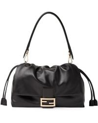 Fendi - Baguette Leather Shoulder Bag - Lyst
