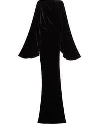 ‎Taller Marmo - Musidora Draped Maxi Gown - Lyst
