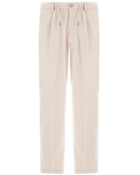 Herno - Pleated Water-Repellent Trousers - Lyst