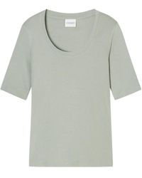 Closed - Wide-Neck Short-Sleeve T-Shirt - Lyst