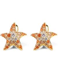 Eshvi - Glow Starfish Earrings - Lyst