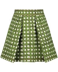 Giambattista Valli - Polka-dot High-waist Mini Skirt - Lyst