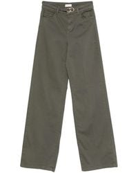 Liu Jo - Good Flare Belted Trousers - Lyst