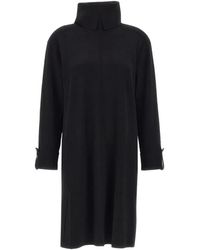 Elena Miro - Raised-Seam Long-Sleeve Dress - Lyst