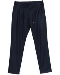 Alberto Gozzi - Drawstring-Waist Pleated Trousers - Lyst