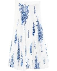 Enfold - Plooirok Met Bloemenprint - Lyst