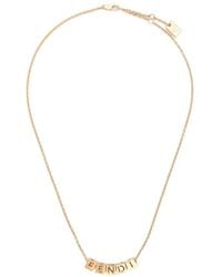 Fendi - Collana Con Pendente - Lyst
