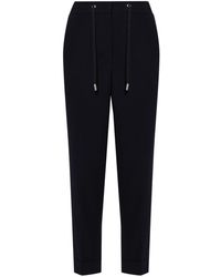 Peserico - Drawstring-waist Tapered Trousers - Lyst