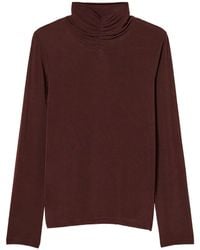 Twinset - Turtleneck Top With Draping - Lyst