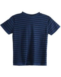 AURALEE - Gestreept T-Shirt - Lyst