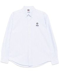 Aape By A Bathing Ape - Hemd Mit Logo-Patch - Lyst