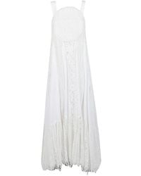 Loewe - Cotton Long Dress - Lyst